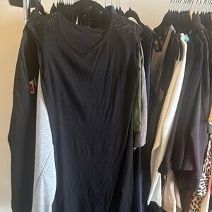 Express Black Midi Dress